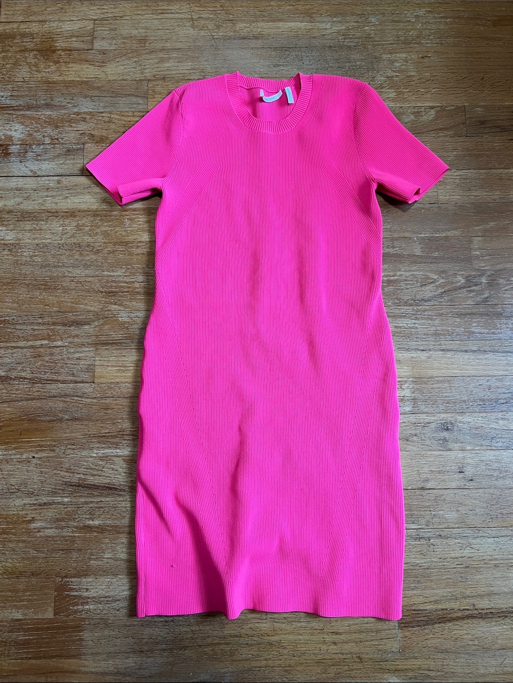 Helmut Lang Mini Neon Pink Dress size medium